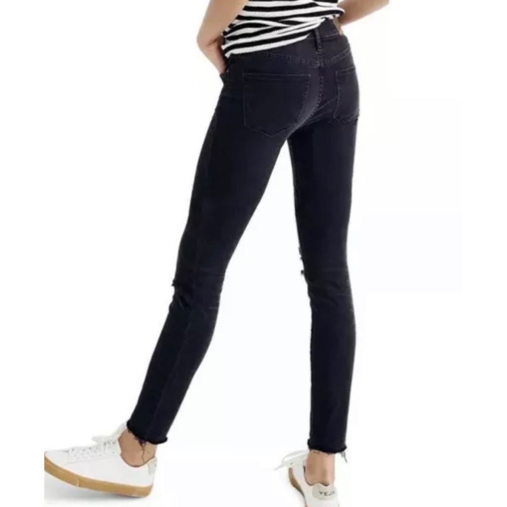 ❤️❤️❤️ SALE Madewell Petite 9" Mid-Rise Skinny Jeans - Picture 3 of 7
